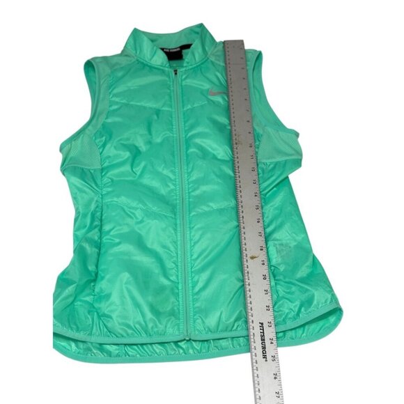 Nike Vest Women's Size Small Green Athletic Running Lightweight Full Zip Reflect - Picture 4 of 10